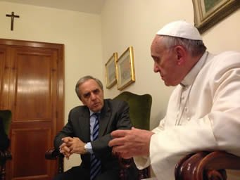 Saracco visita Papa